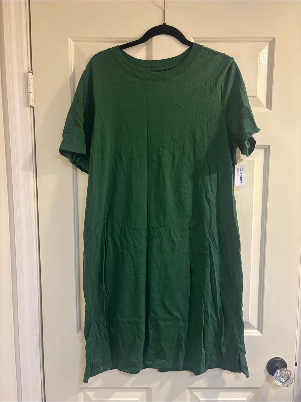 Old Navy Green Short Sleeve TโShirt Dress